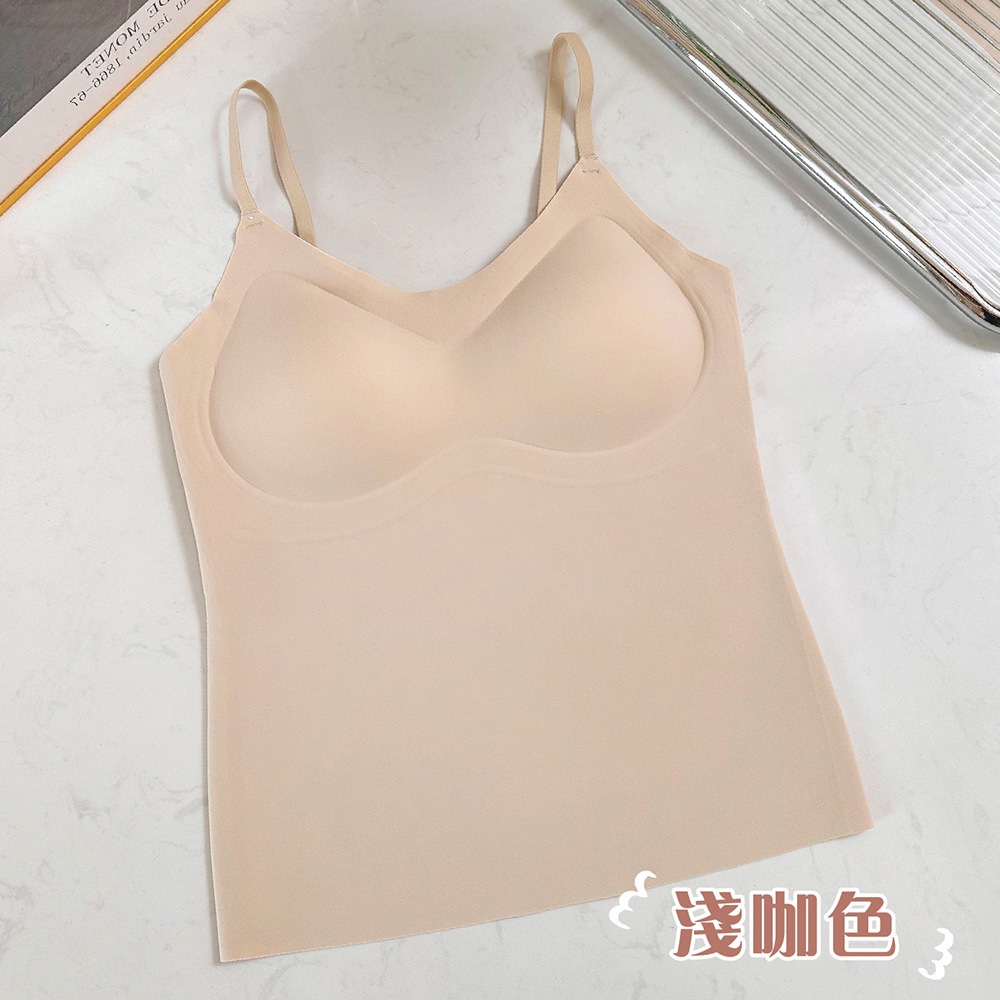 1327 無痕輕暖細肩帶BARTOP